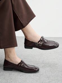 CUCCOO BIZCHIC 女士平底鞋 - 咖啡棕 - 查看 7
