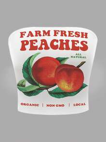 INAWLY Women's Casual Minimalist Floral Print Vacation Style Tight Strapless Top - Multicolor - View 4