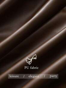 Franclia New PU Leather Mini Skirt, High Waist Slim Fit Women Skirt