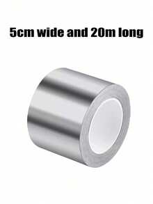 1 Roll Aluminum Foil Tape, Self-Adhesive Waterproof Caulk Strip For Bathtub Shower Seal, Bathroom Kitchen Repair - Multicolor - View 10