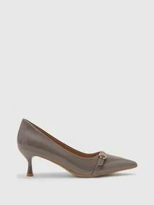 CUCCOO BIZCHIC Women Pumps Valentine's Day - Glossy Grey - View 7