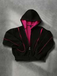 Street Life Men's Patchwork Contrast Color Sweatshirt Sweatshirt, Retro Street Style