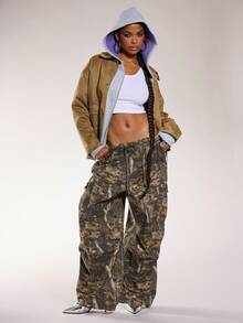 Normani Jaket Suede Baru Musim Gugur/Dingin untuk Wanita, Pakaian Luar Tipis untuk Awal Musim Gugur - Khaki - View 3