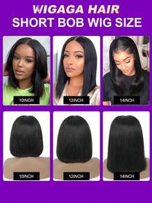 5x5 Lace Glueless Wigs Pull On And Go Extra Convenient Straight Lace Front Wigs 200% Density Brazilian Straight Virgin Wigs Pre-Plucked Hair For Women 24 Inch Natural Hairline Variable Styling Options Everyday Wear And Versatile Styles - Natural & Black - View 22