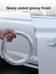 3 pies/16.4 pies/32.8 pies (1 m/5 m/10 m) Guardias de borde de puerta automotriz, Sello de goma universal en forma de U Protector de puerta, Guardias de entrada de puerta de automóvil sin adhesivo, Moldura de goma, Apto para sedán, camión, SUV y ATV, Accesorios exteriores para automóviles - Estilo A - Ver 2