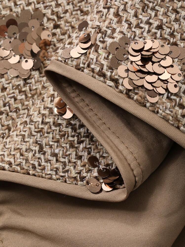 Women's Fashionable Elegant Sequin Long Fitted Skirt Carnival