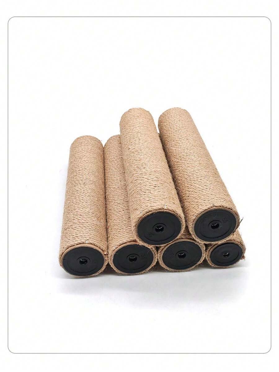 1pc [Cat Climbing And Grooming Post] Cat Climbing Post, Sisal Rope Cat Scratching Post, For Cats To Climb And Groom Their Fur. - Multicolor - View 1