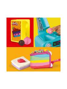Play-Doh Super Slice Cake Playset Age 3+ 1 Player G0497 - Multicolor - View 5