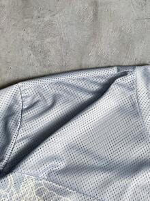 AXEPEAK Men's Chinese Dragon Print V-Neck Short Sleeve Casual Fashion T-Shirt - Blue - View 7