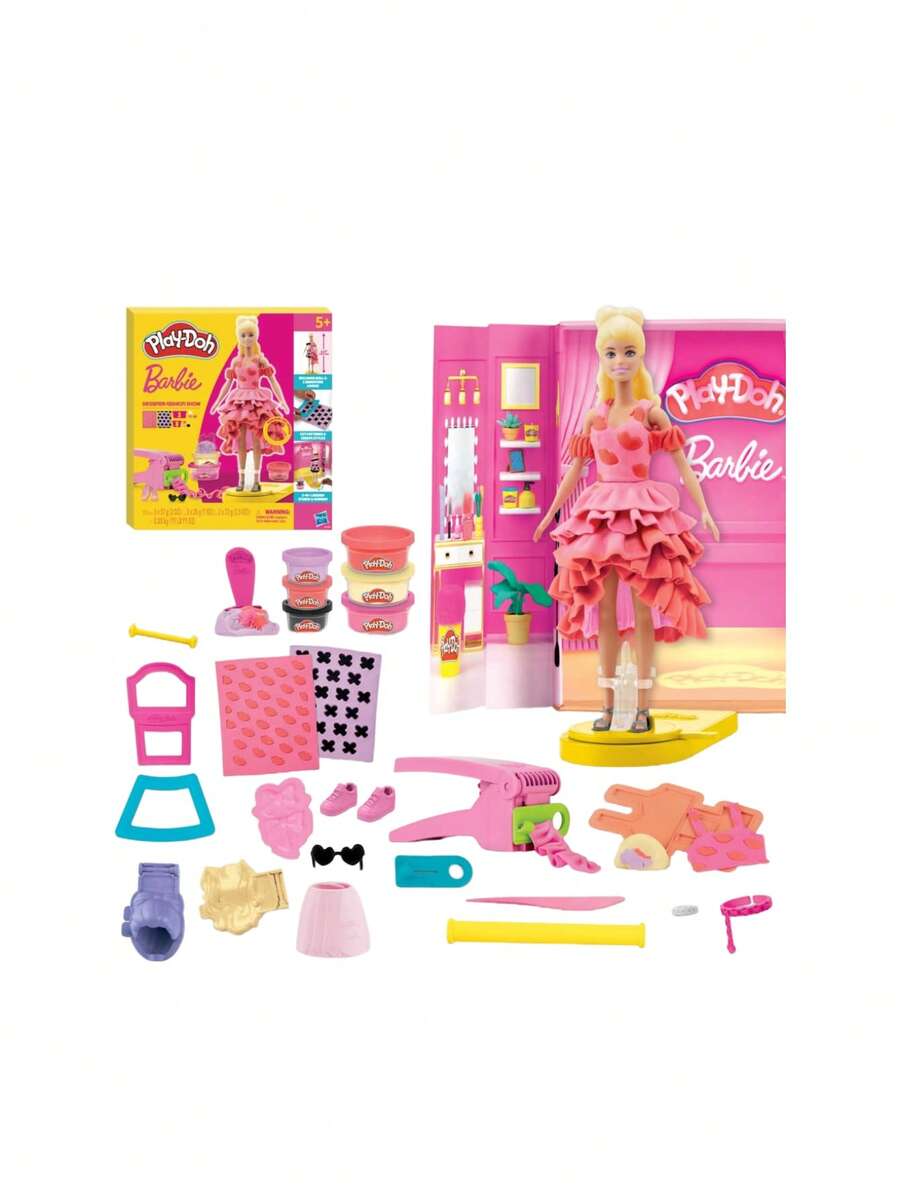 Play-Doh Barbie Designer Fashion Show Playset Age 5+ 1 Player G13565L0 - Multicolor - View 1