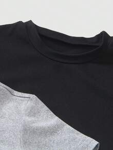 SHEIN Playful Pals Bộ 6 áo thun ngắn tay cổ tròn màu trơn thoải mái, dễ phối đồ cho bé gái, thích hợp mặc mùa hè, quà tặng lý tưởng cho bé gái. - Nhiều màu - Xem 6