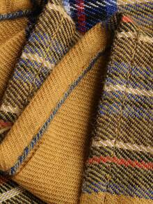 Dazy Plus Valentine Plaid Pattern Casual Christmas & New Year Loose A-Line Camisole And Tank Top, Versatile - Khaki - View 3