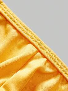 Metal Chain Luxury Fashion Party Intimate Butt-Lifting Thong Underwear For Men - Yellow - View 5