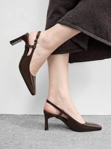 CUCCOO BIZCHIC Women Pumps Spring Shoes - Mirror Coffee - View 3