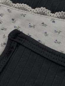 DAZY 女士休闲简约 T 恤、时尚日常穿着、秋季长袖女上衣、秋季女装 - 黑色 - 查看 2