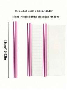 包装纸卷 - 哑光金属粉色礼品包装纸，纯色纸张，非常适合节日派对、冬季婚礼、母亲节、生日、DIY花束、新年、送礼派对等场合。 - 粉色 - 查看 8