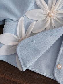 Souflis Souflis 女童两件套：碎花短外套，无袖连衣裙 - 时尚、优雅又可爱