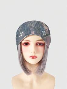 ROMWE Goth Women Beanie Hat - White gold - View 2