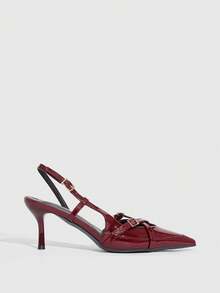 CUCCOO SZL Women Pumps Valentine's Day - Burgundy - View 8