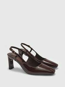 CUCCOO BIZCHIC Women Pumps Spring Shoes - Mirror Coffee - View 2