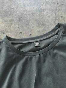 EASEVO Áo tank top nam phong cách đường phố, thời trang thường ngày, in họa tiết - Màu xám đen - Xem 8