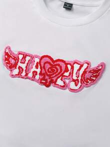 PAVTROS 男士印花时尚圆领白色短袖T恤 - 白色 - 查看 7