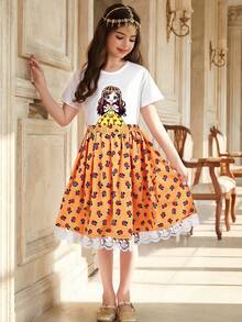 Girls Cute Summer 2 Piece Set - Yellow - View 8