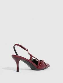 CUCCOO SZL Women Pumps Valentine's Day - Burgundy - View 9