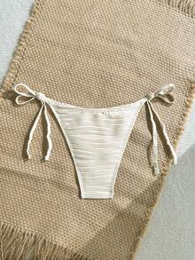 SHEIN Swim Vcay Bộ sưu tập đồ bơi nữ mới năm 2026: Thích hợp cho đi học, nghỉ lễ, hẹn hò, trà chiều, phong cách miền Tây, du thuyền, bãi biển, đảo, du lịch đường bộ, mọi mùa, lễ hội âm nhạc, kỳ nghỉ Boho, kỳ nghỉ Bohemian, mùa thu thư giãn, phong cách Boho miền Tây, áo bơi nữ thanh lịch với chất liệu vải dệt họa tiết, đính sequin và trang trí vỏ sò, đồ bơi nữ dễ thương và gợi cảm cho bãi biển/khu nghỉ dưỡng, quần bikini xếp ly, quần bikini buộc dây, đồ bơi họa tiết vỏ sò, bikini tua rua. - Nhiều màu - Xem 7