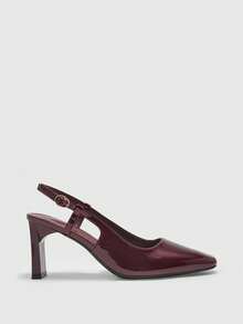 CUCCOO BIZCHIC Giày cao gót nữ - Rượu vang đỏ - Xem 4