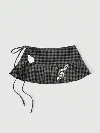 Anime قطعة واحدة من اكسسوار الخصر المزين بالدانتيل والنقاط والشبكات والألوان الحلوة والرجعية، مناسب للجامعة والتسوق والحفلات وما شابه