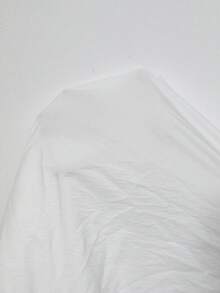 Linhara Plus Size Women Summer Casual Vacation Daily Commute Simple Versatile Solid Color Button Decor Loose Tank Top - White - View 9