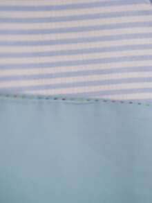 Manfinity Mode Men's Striped Lapel NeckLong Sleeve Single-Breasted Casual/Business Suit Jacket - Blue - View 4