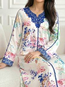 SHEIN 少女度假宽松长裙 - 彩色 - 查看 5