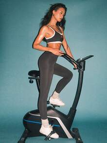 Athîral Women's Casual Gray & White Camisole Top And Pants Sports Suit - Dark Grey - View 2