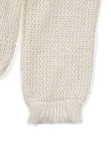 GlowEve New European And American Fashion Mixed Color Elegant Versatile Knitted Sweater - Apricot - View 4