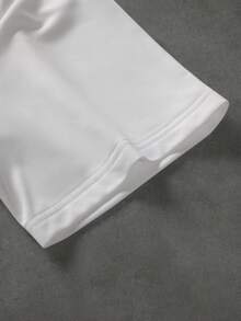 PAVTROS 男士字母印花圆领休闲百搭短袖T恤