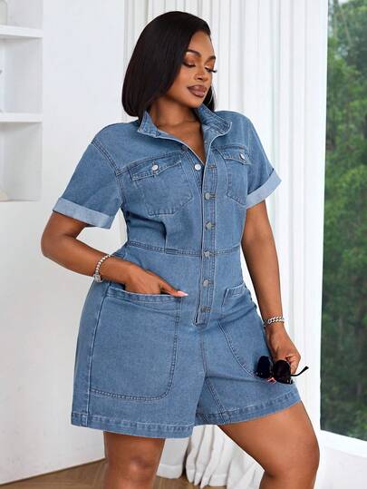 SHEIN SXY Summer Outfits For Women Plus Size Dress