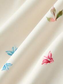 SHEIN MOD Women's Floral Print Mid-Length Dress - Multicolor - View 5