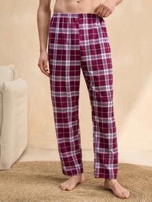 EverLounge Pantalones de pijama a cuadros casuales para hombres, primavera/otoño - Multicolor - Ver 6