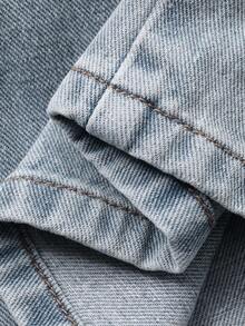 DAZY Girls' Wide Leg Jeans - Light Wash - View 8