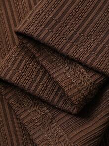 Livesso Women's Midi Dress With Asymmetrical Shoulder & Flared Dress