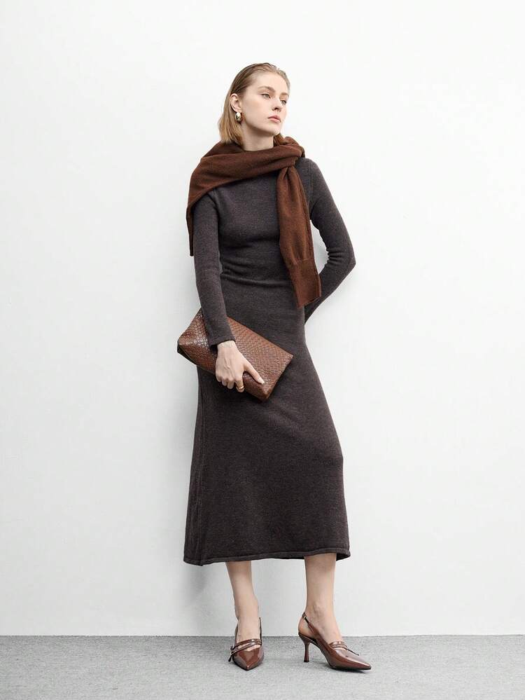 CUCCOO BIZCHIC Coffee Color Pointed Toe Stiletto Heel Backstrap Hollow Out Women's High Heel Pumps, Fashionable Sexy For Commute, Party, Banquet, Office Wear Valentine's Day Spring Shoes