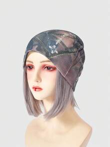 ROMWE Goth Women Beanie Hat - White gold - View 4