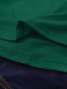 Claim Dot Men's Casual Rose Flower Print Round Neck Short Sleeve T-Shirt, Summer - Multicolor - View 7