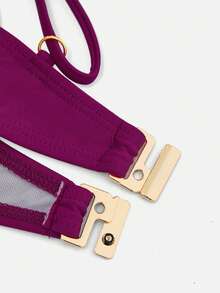 Swim Oasis 26ss Summer Elegant Women's Purple Red Romantic Underwire Gather Wrap Bikini 3 Pieces Set Skirt Swimsuit Set Modest 2 Piece Swimsuit Skirt Bikini Set Bathing Suit 3 Piece Set 3piece Swimwear New Women's Swimwear ArrivalFor School,Suitable For Holiday, Date, Afternoon Tea, Western, Cruise, Beach, Island, Road Trip, All Seasons, Music Festival, Boho Vacation,Bohemian Vacation, Chill Autumn ,Western Boho ,Elegant Tops For Women