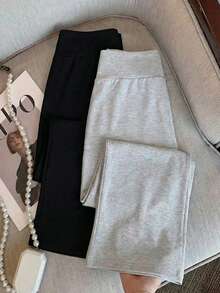 Sparklyn Tween Girls New Casual Pants, Thin Children's Long Pants, Loose Straight-Leg Drooping Wide-Leg Pants, Fashionable Casual Versatile Long Pants - Multicolor - View 8