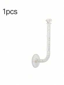 1/5/10pcs Jewelry Storage Rack, Transparent Crystal Necklace Bracket Jewelry Rack, Wall Accessory Storage Rack, Bracelet Hanging Storage Rack,  Transparent Jewelry Hanging Rack, Hair Clip Rack, Headband Storage Hook,  Christmas Gifts, New Year Gifts - Clear - View 11