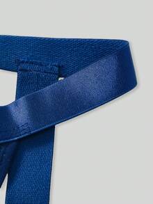 Christmas, Pom-Pom, Christmas Party, Provocative, Erotic, Shapely Buttocks, Exposed Buttocks, Men's, Sexy, Thong, Lingerie - Blue - View 6