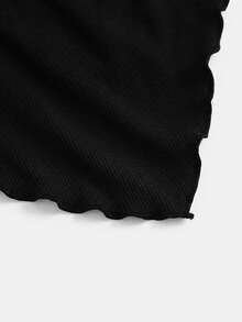 Girlism Tween Girl Off-Shoulder Bowknot Long Sleeve T-Shirt Top, Back-To-School Outfit,Cute Tops School,Pink Top,Fall Tops,Preppy Tops/Valentine Day Kids/ Valentine Day/ Summer/Summer Outfits Summer Outfits - Black - View 4